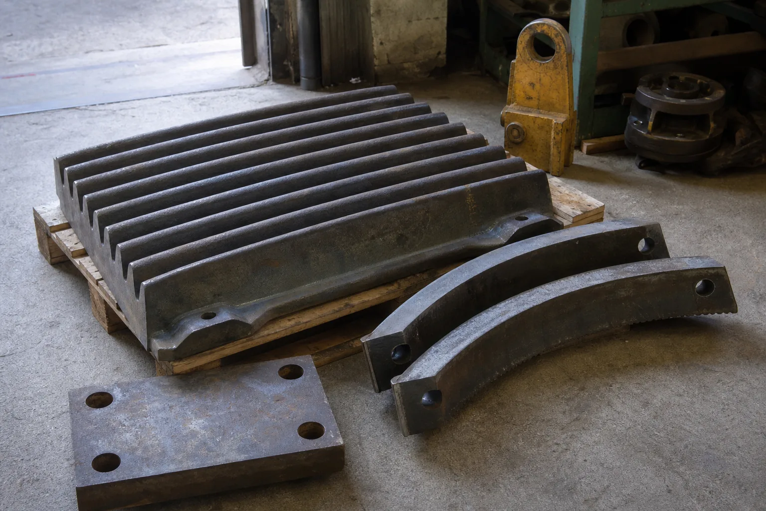 Generic wear-resistant cast component types